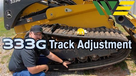 skid steer track adjustment